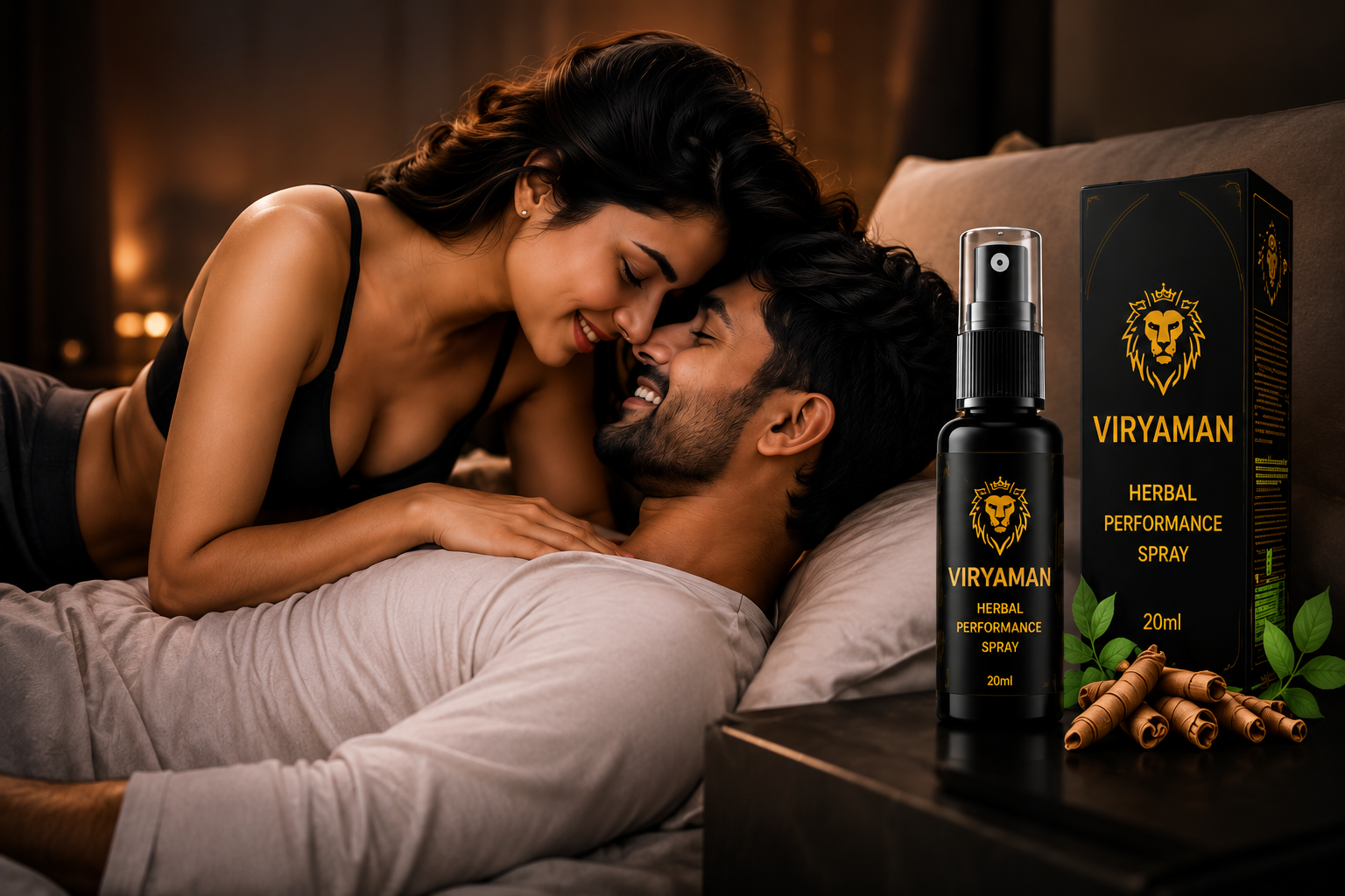 Viryaman Herbal Performance Spray — Last longer, feel more confident